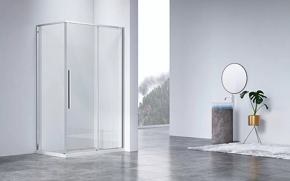 Душевой уголок Vincea SLIM-N VSR-4SN8014CL 140x80 стекло прозрачное/профиль хром