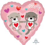 Шар Фольгированный Влюбленная пара (Розовый)