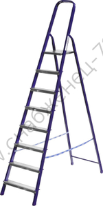 СИБИН 8 ступеней, 166см, стальная, стремянка (38803-08)