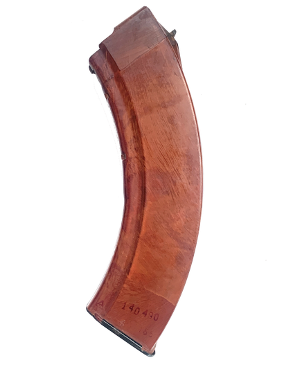 Бакелитовый магазин РПК на 40 патронов 7,62х39 мм, бакелит. Армейский оригинал СССР с клеймами. Подходит для АКМ, АК-103, ВПО-136, 133