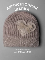 Шапка для девочки на осень