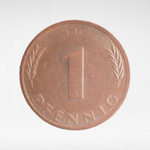 Germany, 1 Pfennig, 1979, (Hamburg Mint - "J"), VF