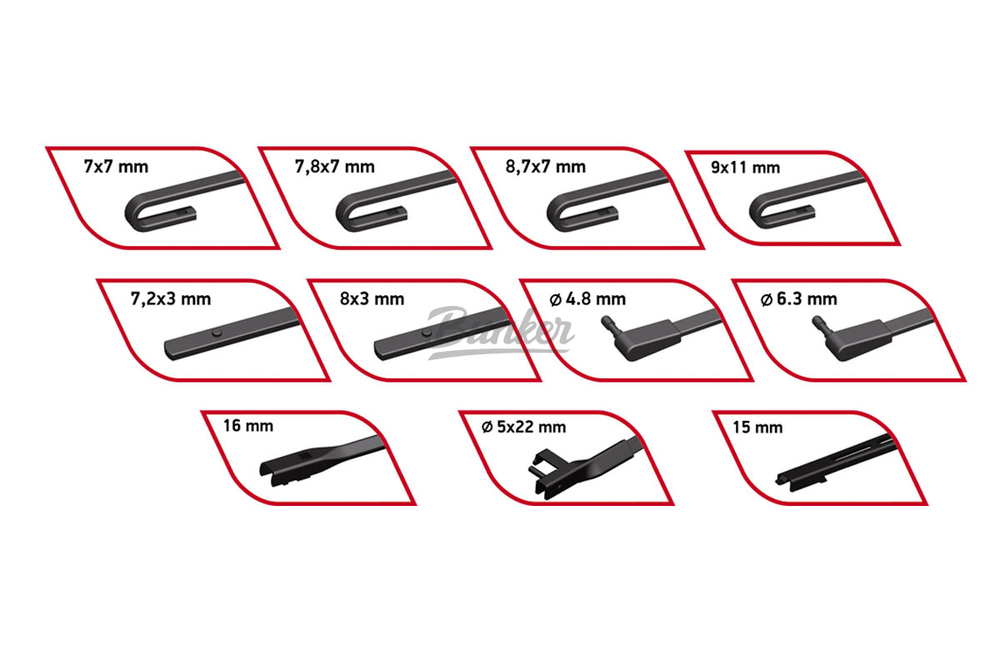 General Technologies Winter Щетка стеклоочистителя, 20"/50 см (зимняя) тефлон