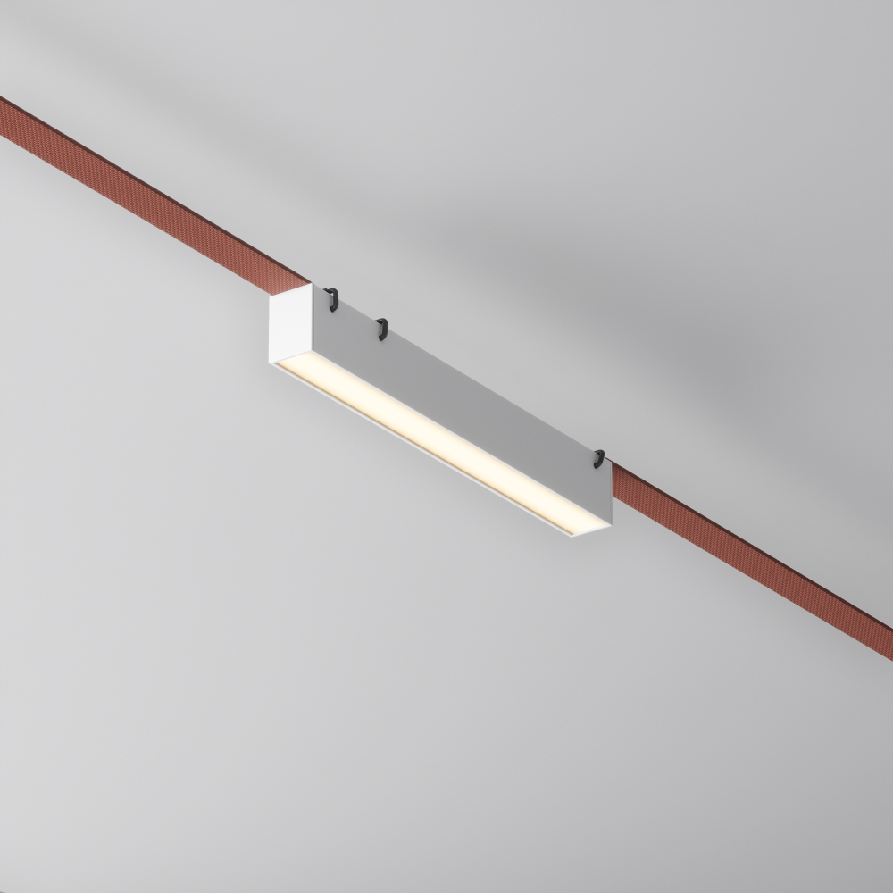 Трековый светодиодный светильник Maytoni Basis TR129B-12W3K-W