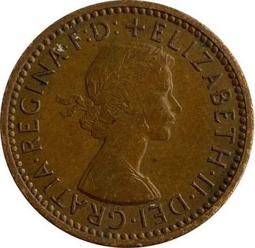 1 фартинг 1955 Великобритания