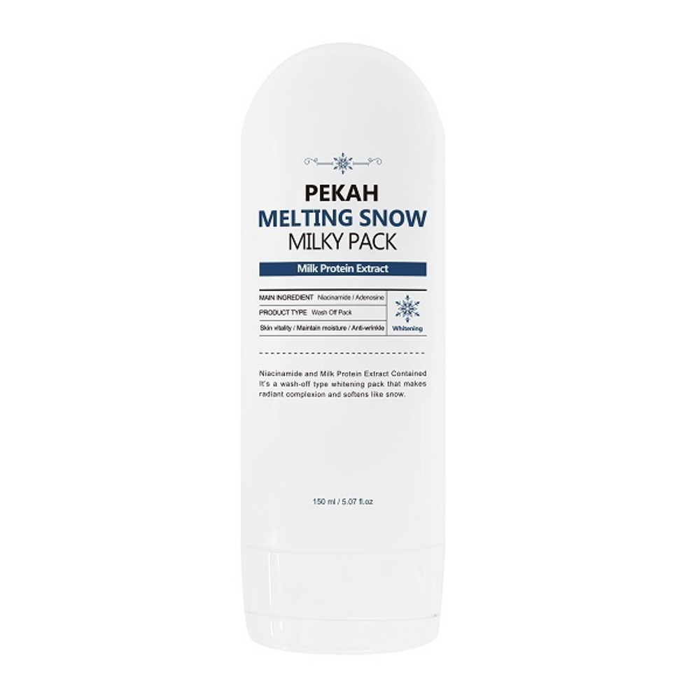 Молочная осветляющая маска для лица Pekah Melting Snow 150мл