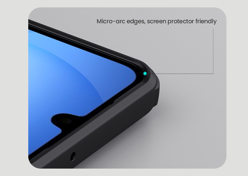 Чехол усиленный от Nillkin c встроенным круглым магнитом для Samsung Galaxy A17 5G, серия Super Frosted Shield Pro Magnetic Case