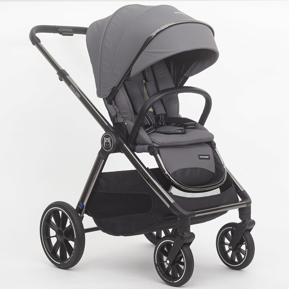 Детская коляска 2 в 1 Ining Baby KR 345 pro grey