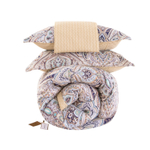 Комплект постельного белья Сатин с Одеялом 100% хлопок 160x80 на резинке OBR161