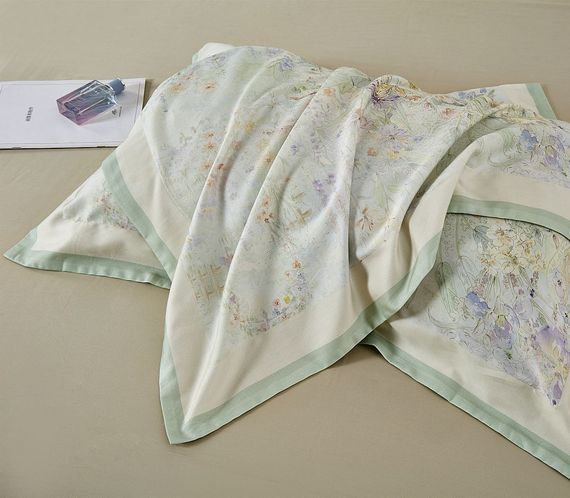 Постельное белье Asabella 2268 фланель, тенсел с хлопком