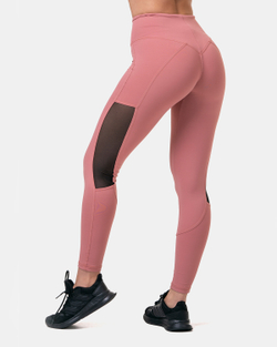 Лосины Nebbia High Waist & Mesh Leggings 573 Old rose