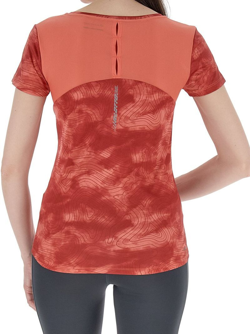 Женская теннисная футболка Lotto Running III T-Shirt PRT - deep sea coral