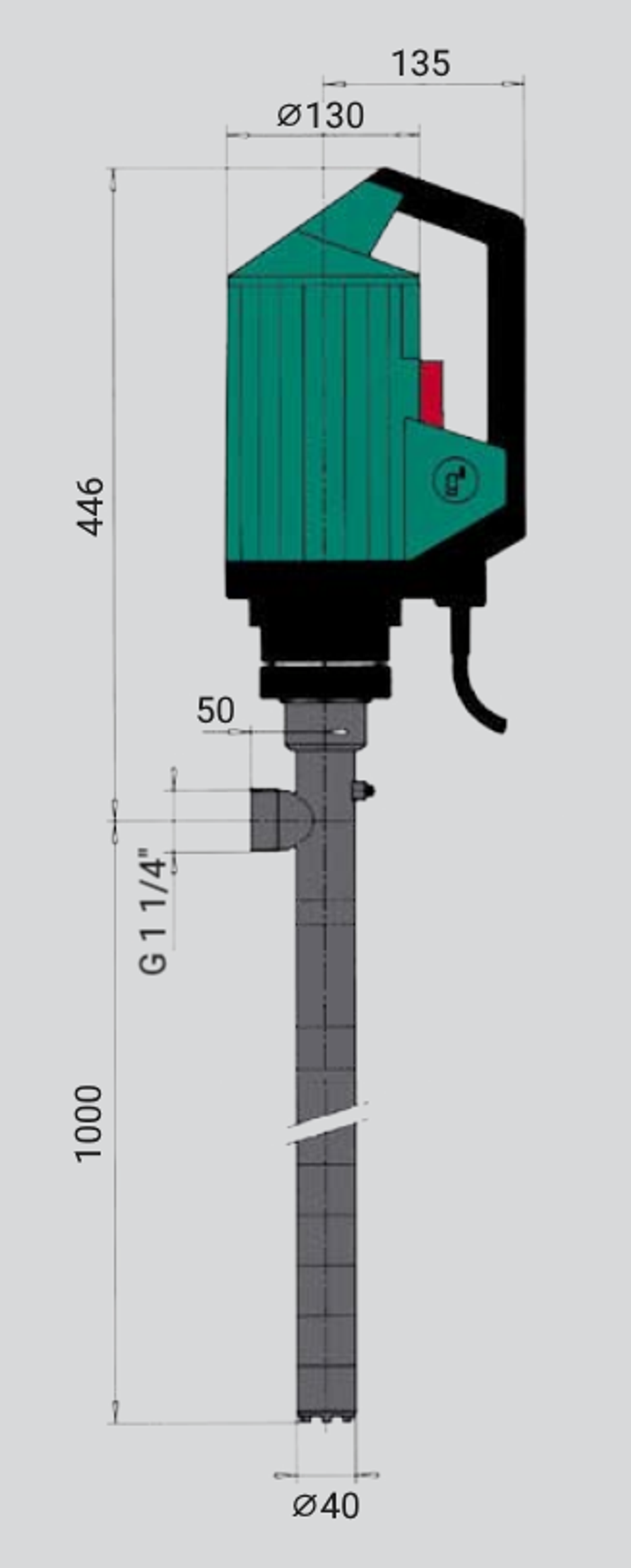 Комплект Gruen WS1 для растаривания масла из бочек