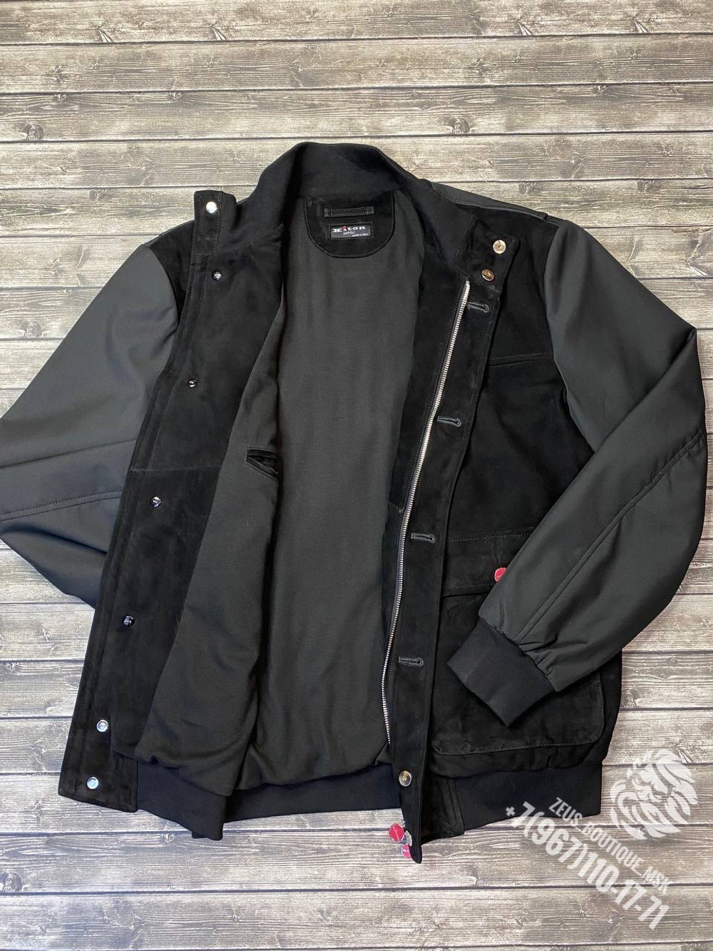 Комбинированная куртка Kiton
