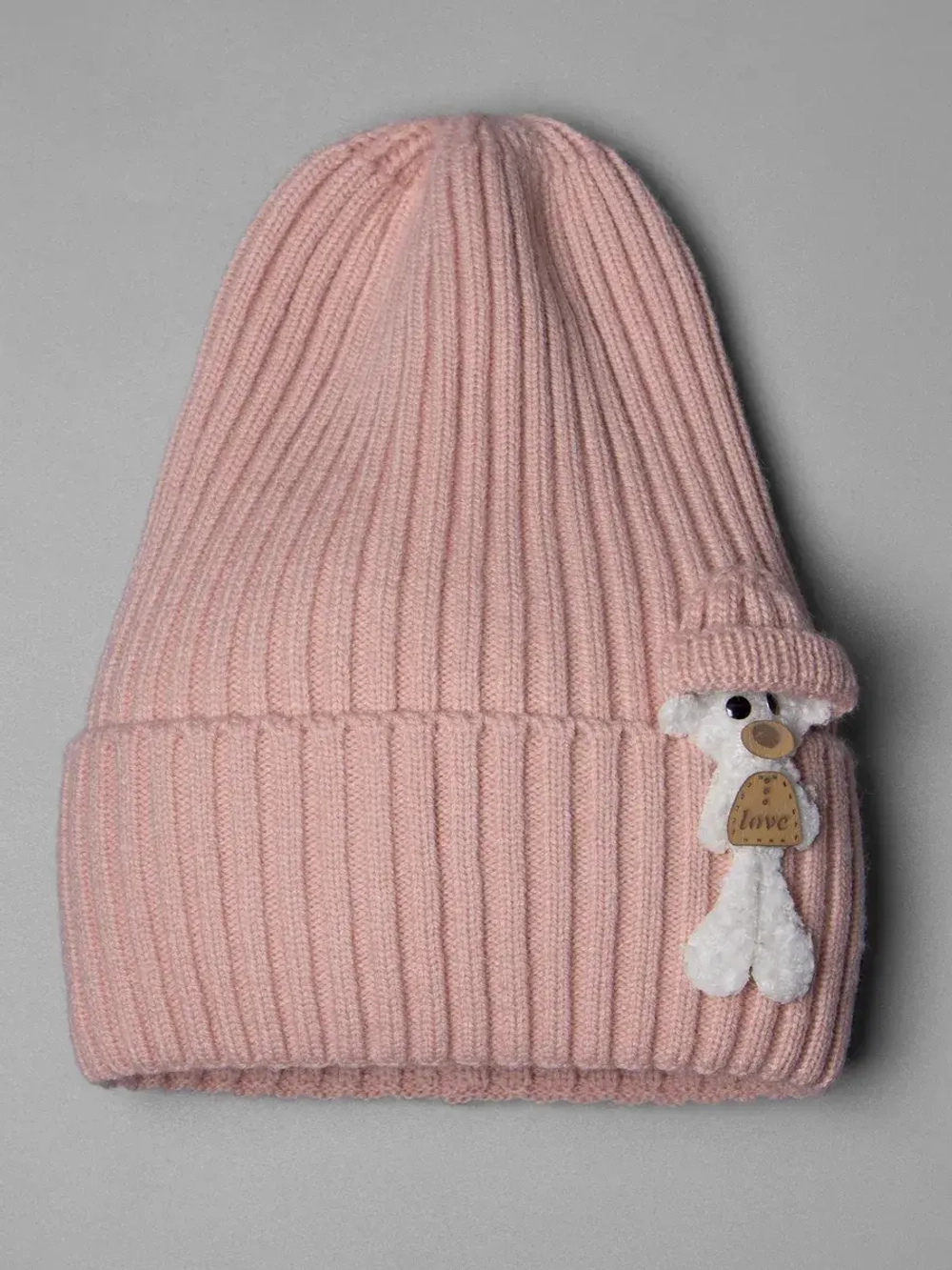 Шапка для девочки на осень бини