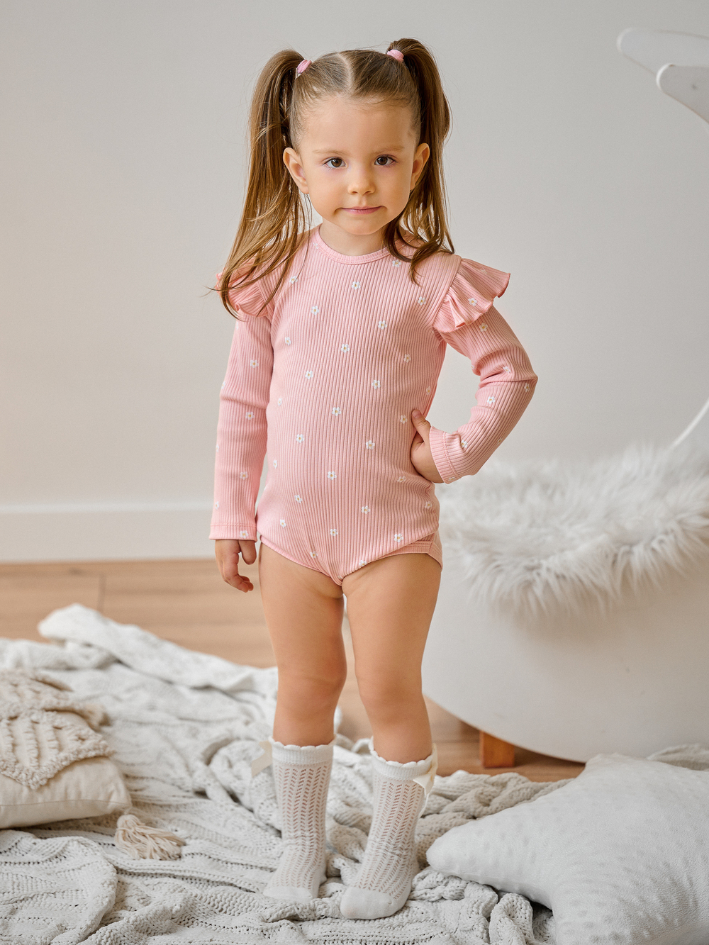 Боди с длинным рукавом