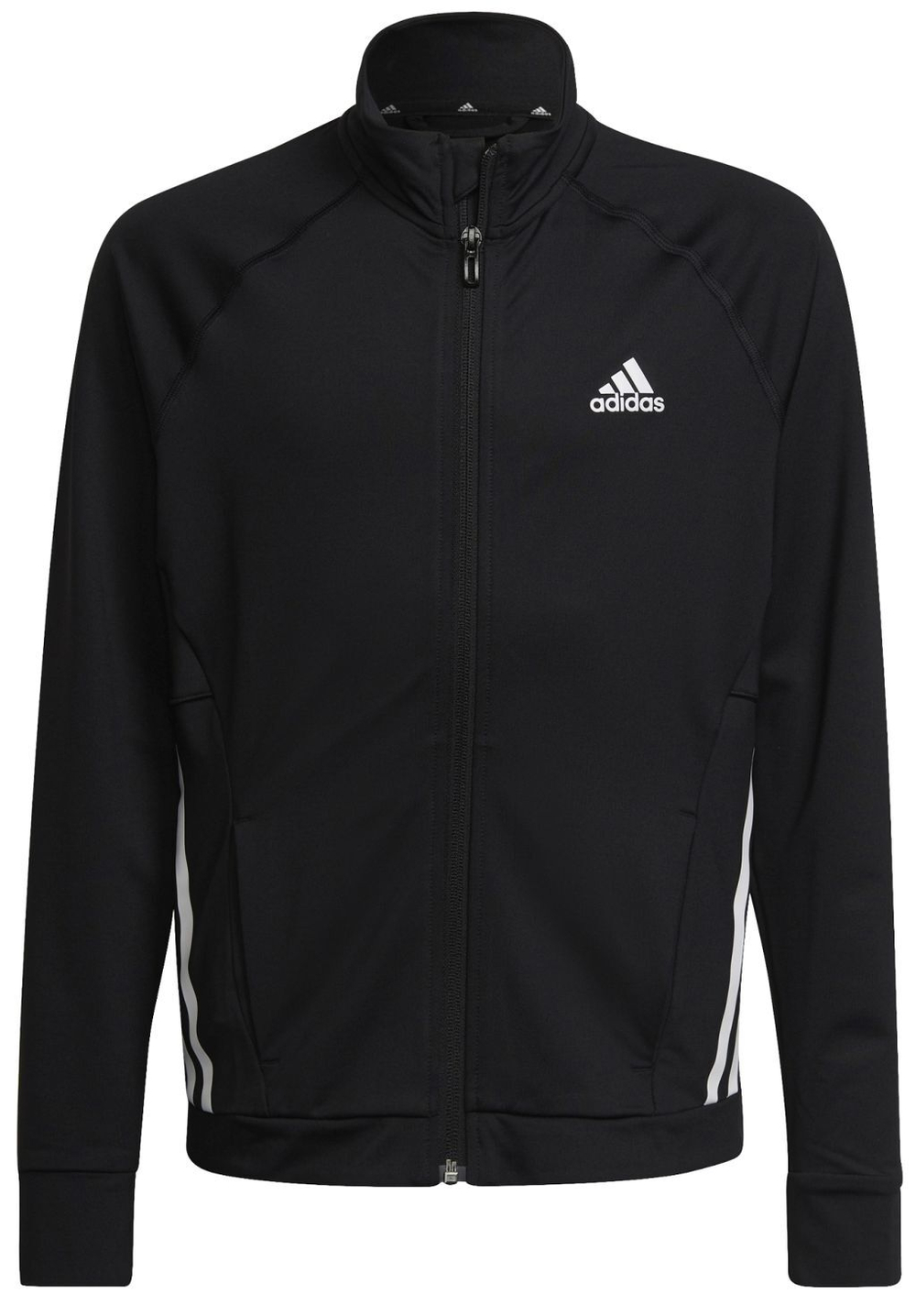 Детская теннисная куртка Adidas Girls Sportwear Future Icons 3 Stripes Hooded - black