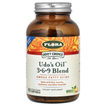 Flora, Udo's Choice, Udo's Oil, смесь 3, 6, 9, 90 вегетарианских капсул