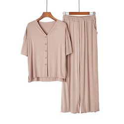 ДО БАМБУК Двойка Лапша Кофта С Кор Рукав Штаны