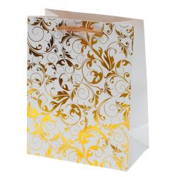 GAEM Пакет подарочный S (бумага 210г/м2, блок 12шт), L18 W10 H23 см, 4в.