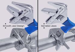 KING TONY (3614-08R) Ключ разводной 212 х 38 мм, с изменяемой губкой