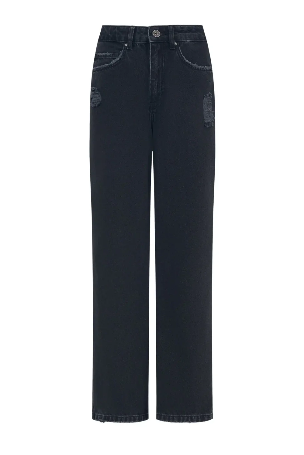 Джинсы серые