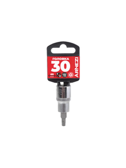 Головка 1/2" со вставкой TORX Security T30 L=60, на холдере Arnezi R0345230