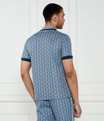 Поло Lacoste - голубой(DH1417)