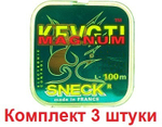 Леска монофильная для рыбалки Sneck Magnum Brown d-0