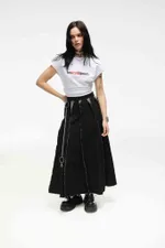 Футболка Kraizy Stripes Без рукавов Logo белая