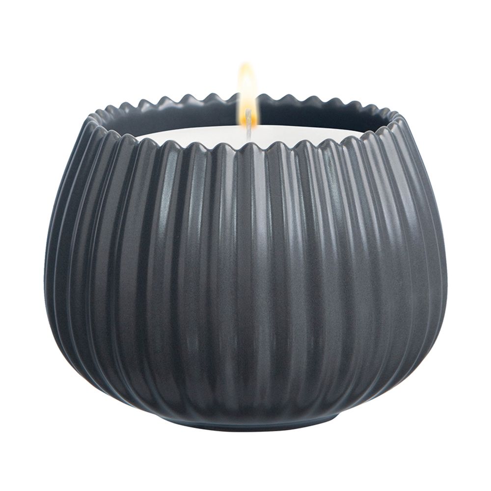 Свеча ароматическая Spicy Snowflakes из коллекции Edge, серый, 30 ч