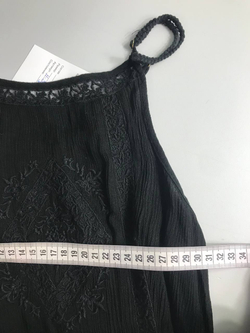 Сарафан Super dry длинный с вышивкой, маркировка ХS, визуально 42 размер