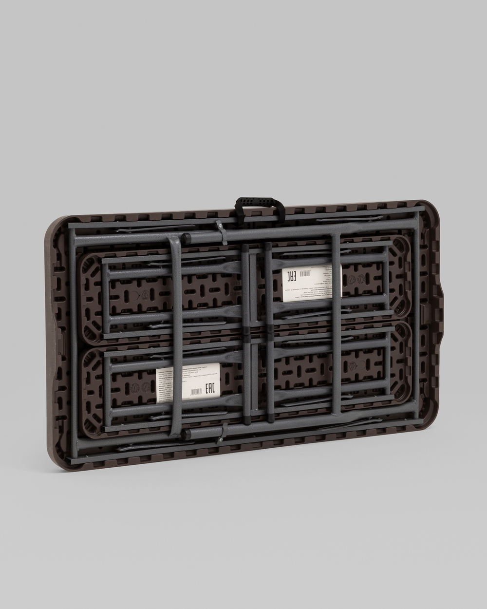 Комплект стола и двух скамеек Кейт коричневый