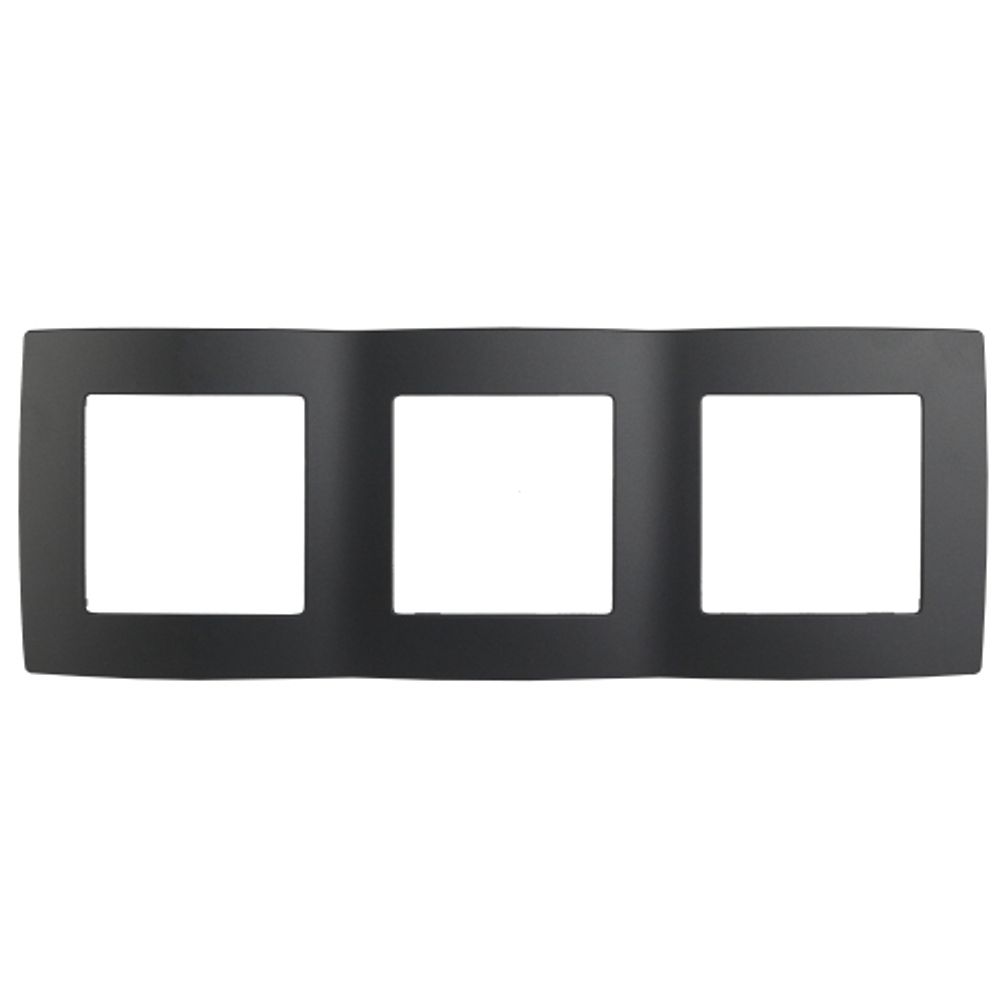 12-5003-05 ЭРА Рамка на 3 поста, Эра12, антрацит | Эра 12 Антрацит