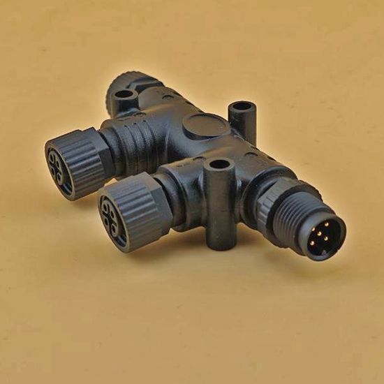 NMEA 2000 M12 5pin коннектор 4 порта