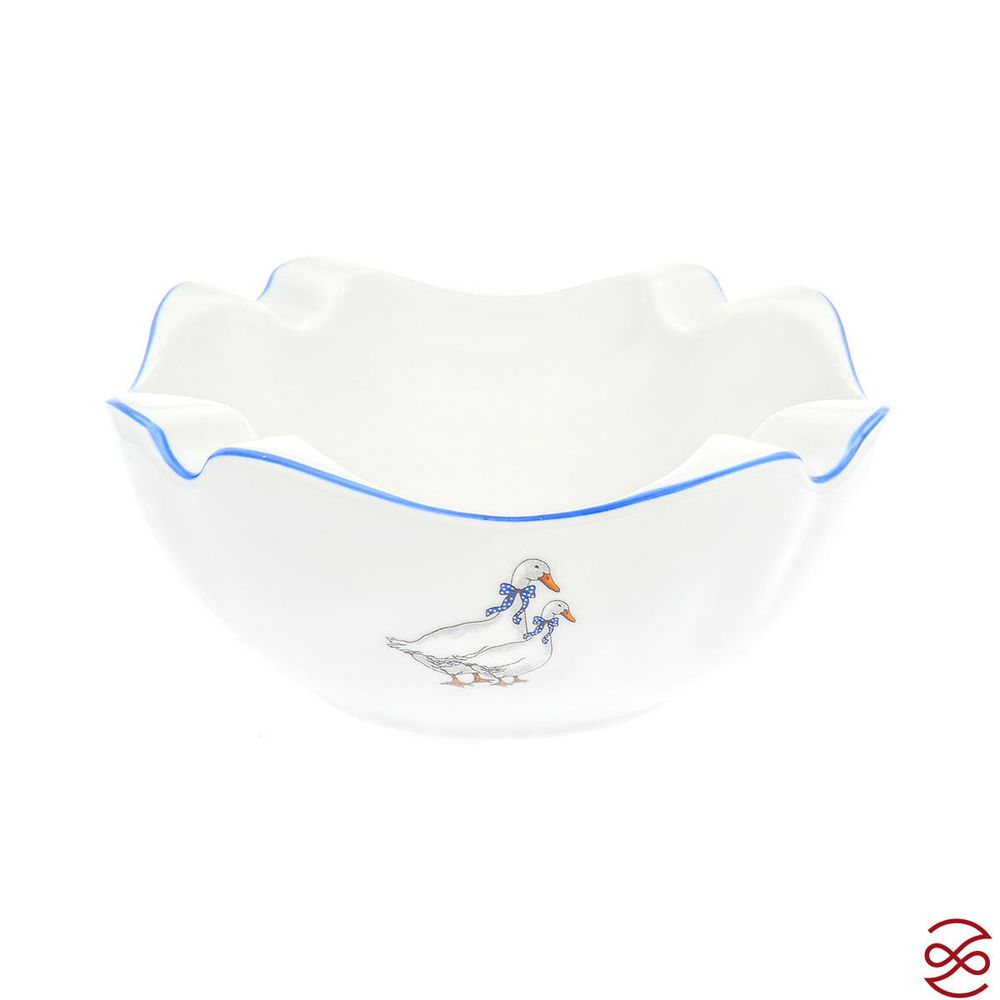 Пепельница квадратная Dubi Гуси 12,5 см