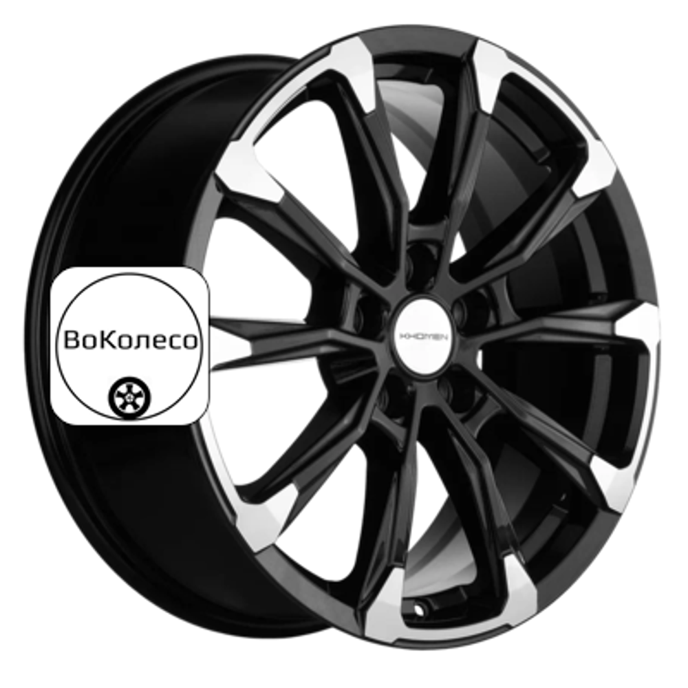7,5x18/5x108 ET47 D60,1 KHW1808 (Chery Tiggo 8/8 Pro) Black-FP Khomen Wheels
