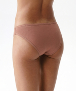 Трусы женские бикини Atlantic, набор из 3 шт., хлопок, светло-кофейные + светло-персиковые + кремовые, 3CLP-001