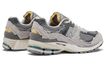 New Balance NB 2002R retro all-match suede ABZORB shock absorption, wear-resistant, non-slip low-top running shoes for men and women with the same style of rain and rain gray