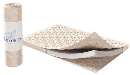 Матрас поролоновый ППУ Corretto Ruletto в хлопке