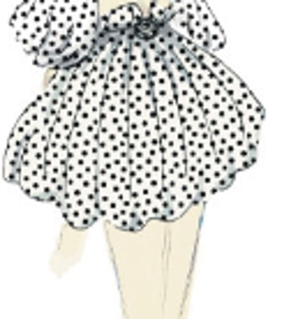 Платье мини с юбкой-баллон из атласа