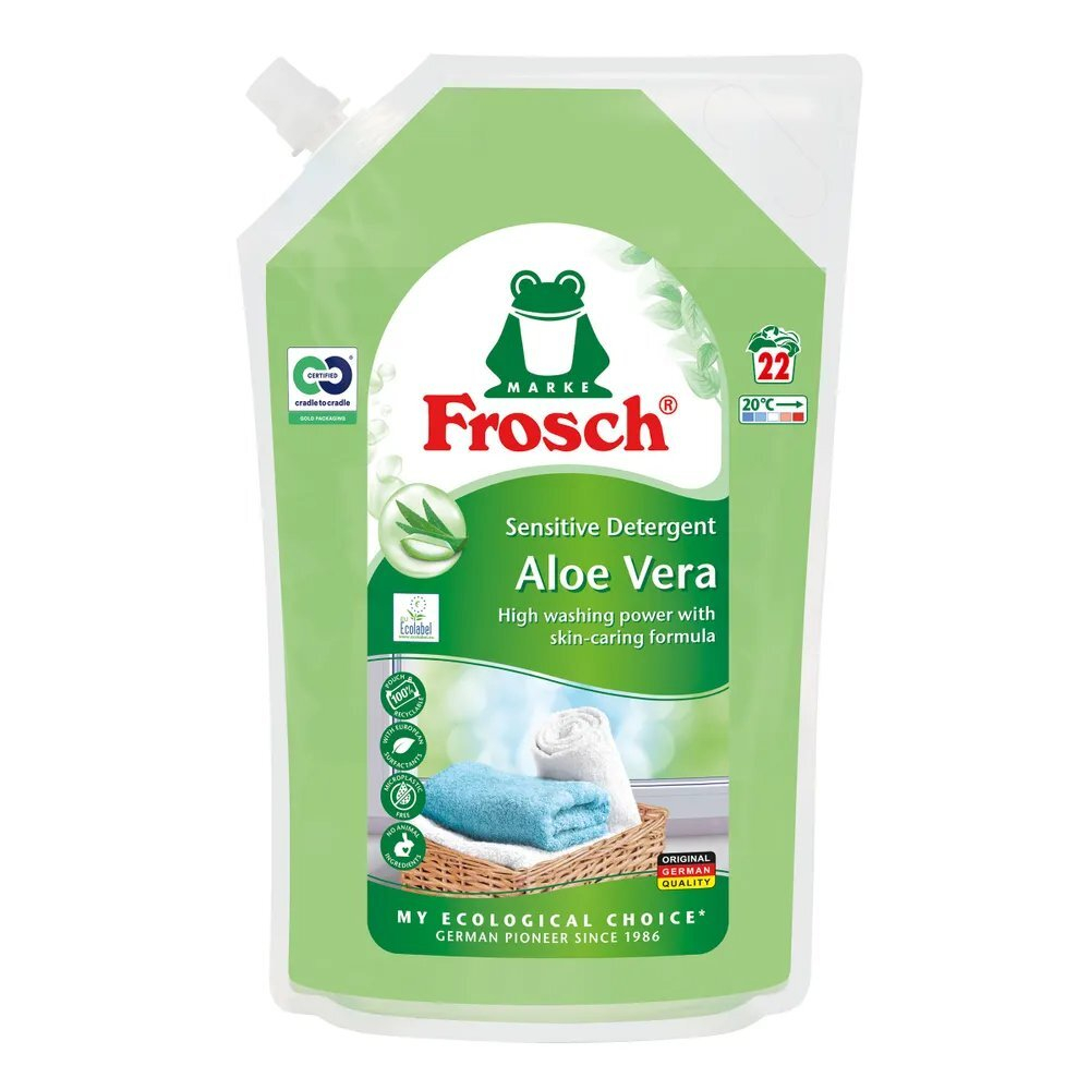 Гель для стирки Frosch Aloe Vera (дой-пак) 1,5 л