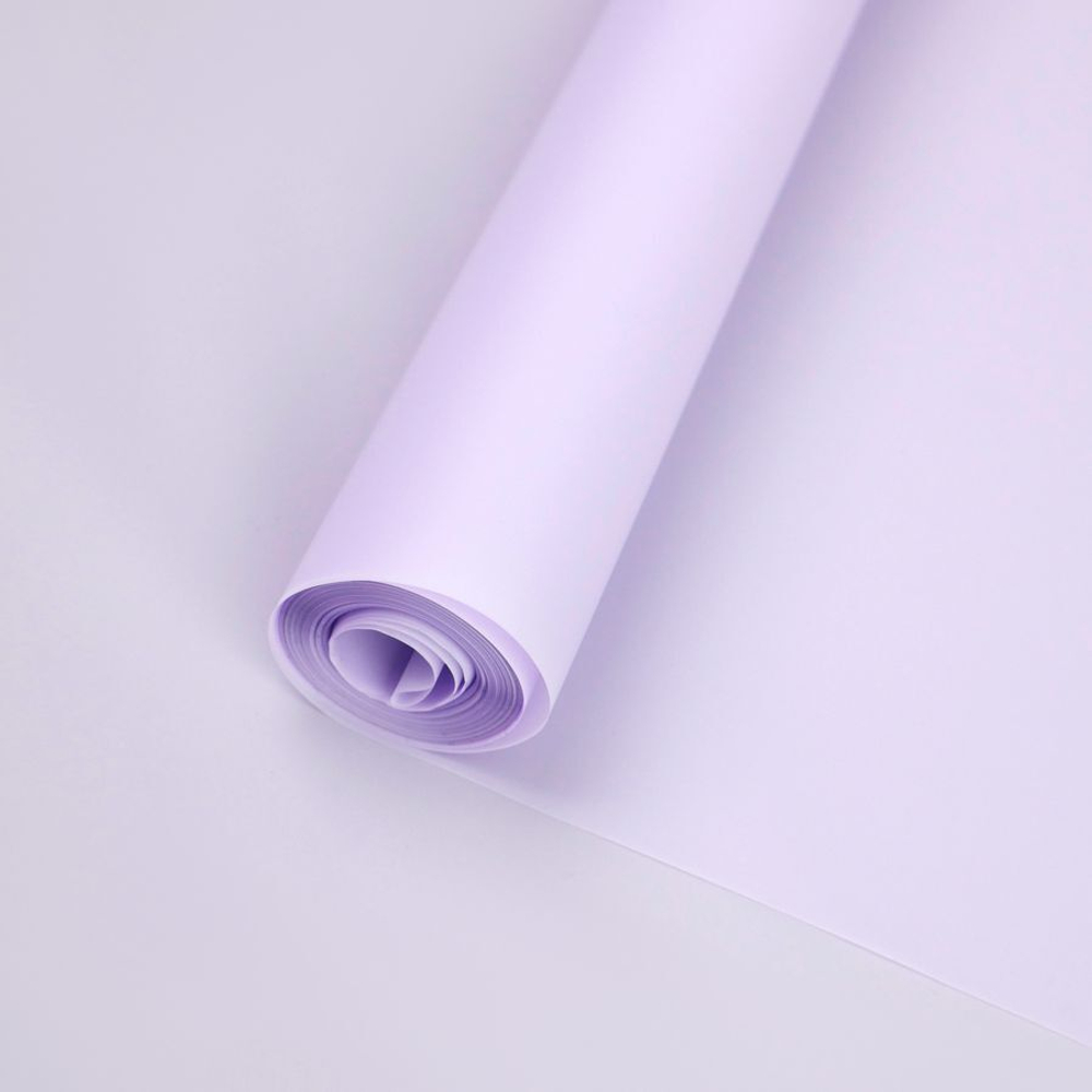 Пленка матовая 60*800см, 40мкр, PASTEL лаванда