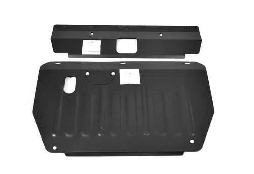 Защита картера и КПП (сталь 2 мм) для Kia Cerato I 2004-2009 (V - все) (2 части) Alfeco.ALF1103st