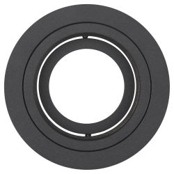 Светильник встраиваемый алюминиевый ЭРА KL84 BK под лампу MR16 GU5.3 черный