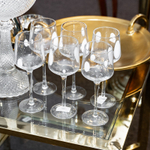 Набор из шести фужеров  белый горох [Арт.384209]