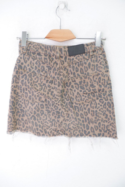 Юбка с анималистическим принтом 40 размер