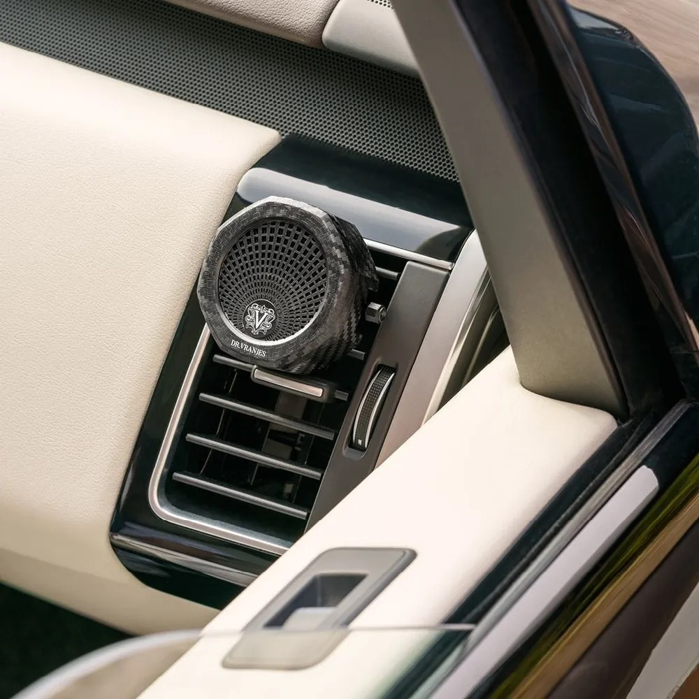 Dr. Vranjes Carparfum Carbon Rosso Nobile и Rosa Tabacco карбоновый диспенсер для автомобиля с ароматом благородного красного вина и роза табак в подарочной упаковке