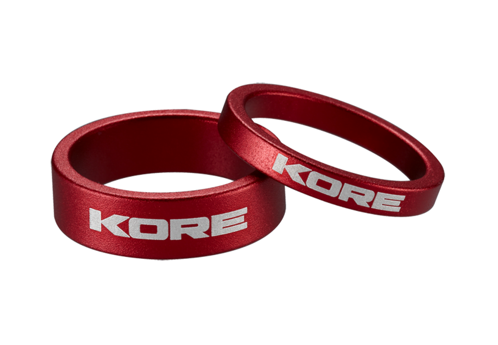 Кольцо рулевой колонки Kore Alu Red 10 мм (KSP00110RAT)