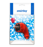 Вилка угловая каучуковая Smartbuy 230В, 2P+PE, 16A, IP44, красная SBE-16-P09-Rr